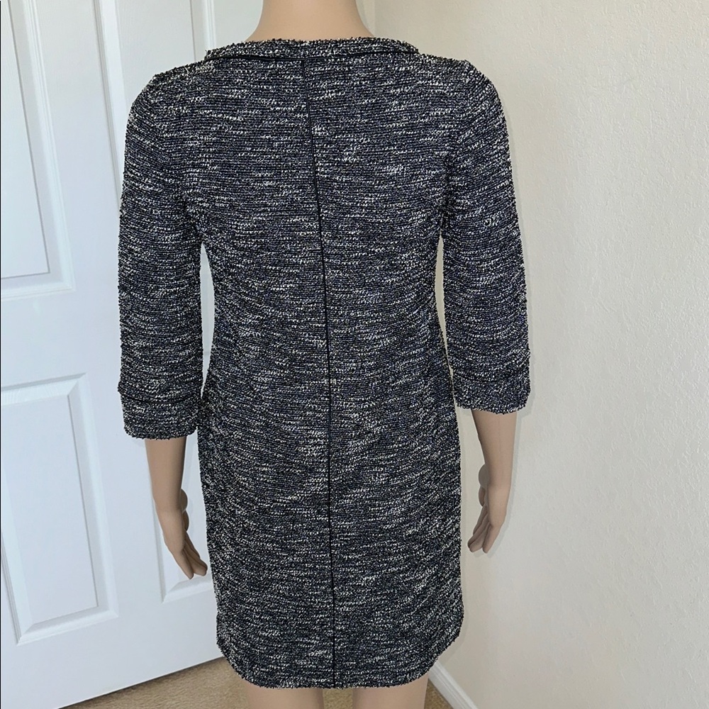 Banana Republic Black and Gray Long Sleeve Dress Sz. XSP for Versátil Style. - Picture 3 of 12